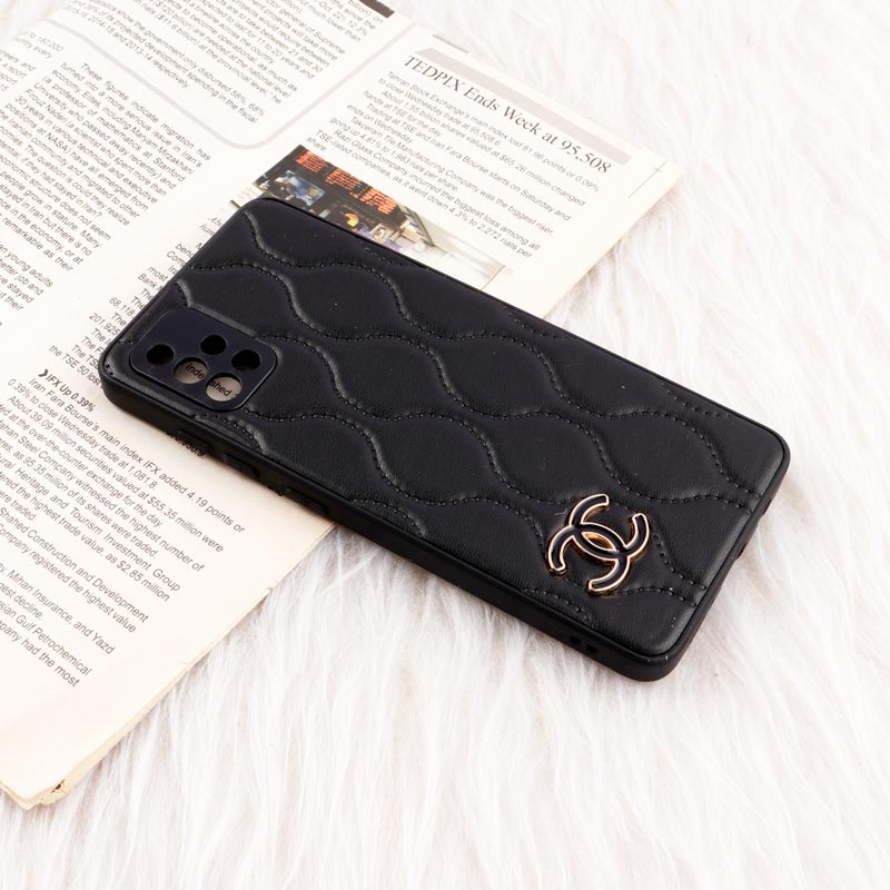 قاب پافر چرمی Chanel محافظ لنزدار Samsung Galaxy A51