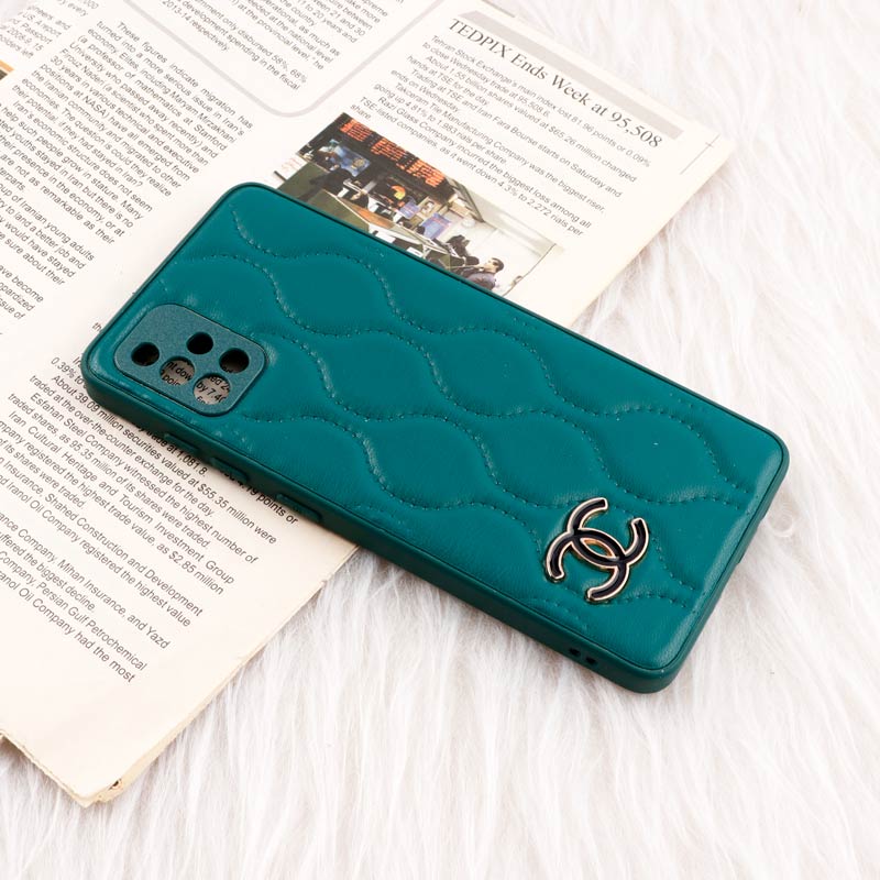 قاب پافر چرمی Chanel محافظ لنزدار Samsung Galaxy A51