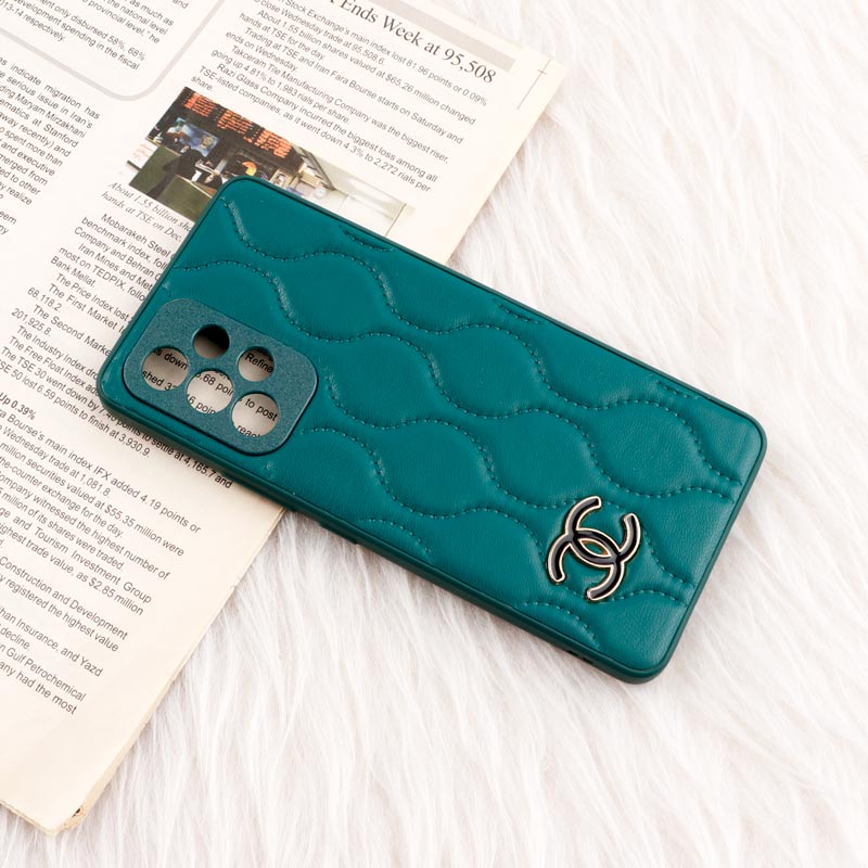 قاب پافر چرمی Chanel محافظ لنزدار Samsung Galaxy A53 5G