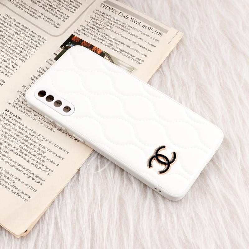 قاب پافر چرمی Chanel محافظ لنزدار Samsung Galaxy A70