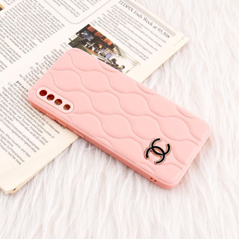 قاب پافر چرمی Chanel محافظ لنزدار Samsung Galaxy A70