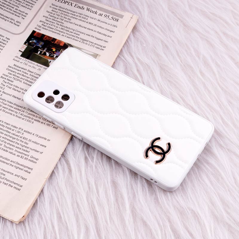 قاب پافر چرمی Chanel محافظ لنزدار Samsung Galaxy A71