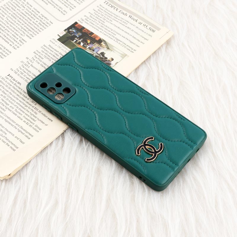 قاب پافر چرمی Chanel محافظ لنزدار Samsung Galaxy A71