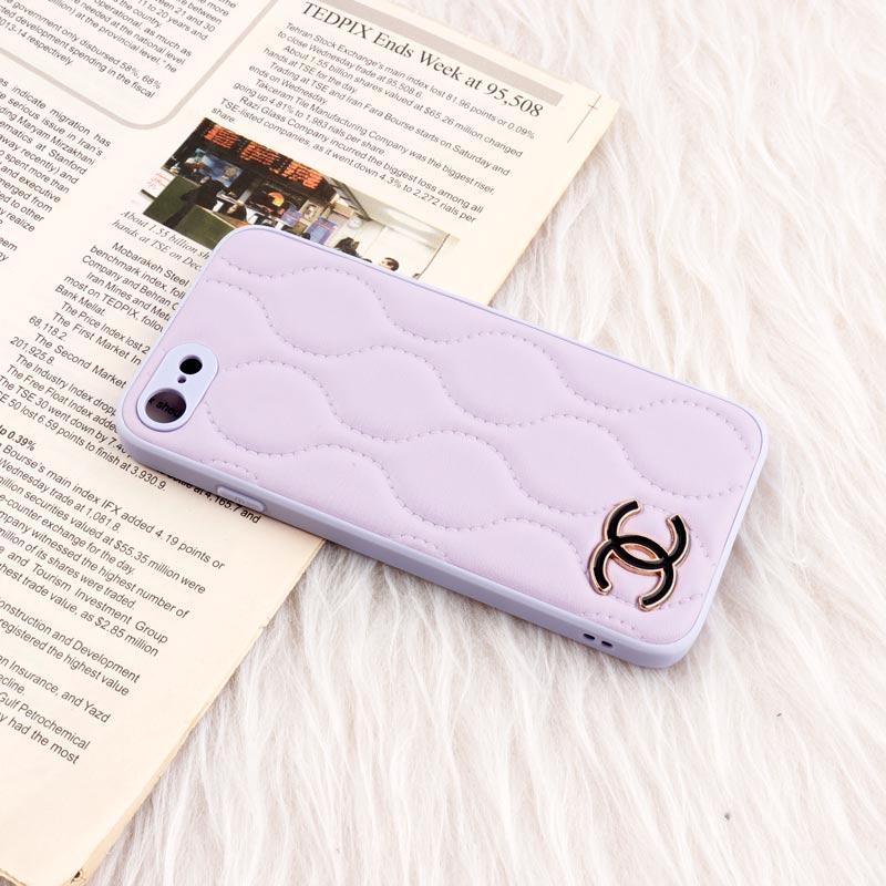 قاب پافر چرمی Chanel محافظ لنزدار iPhone 7 / 8 / SE 2020