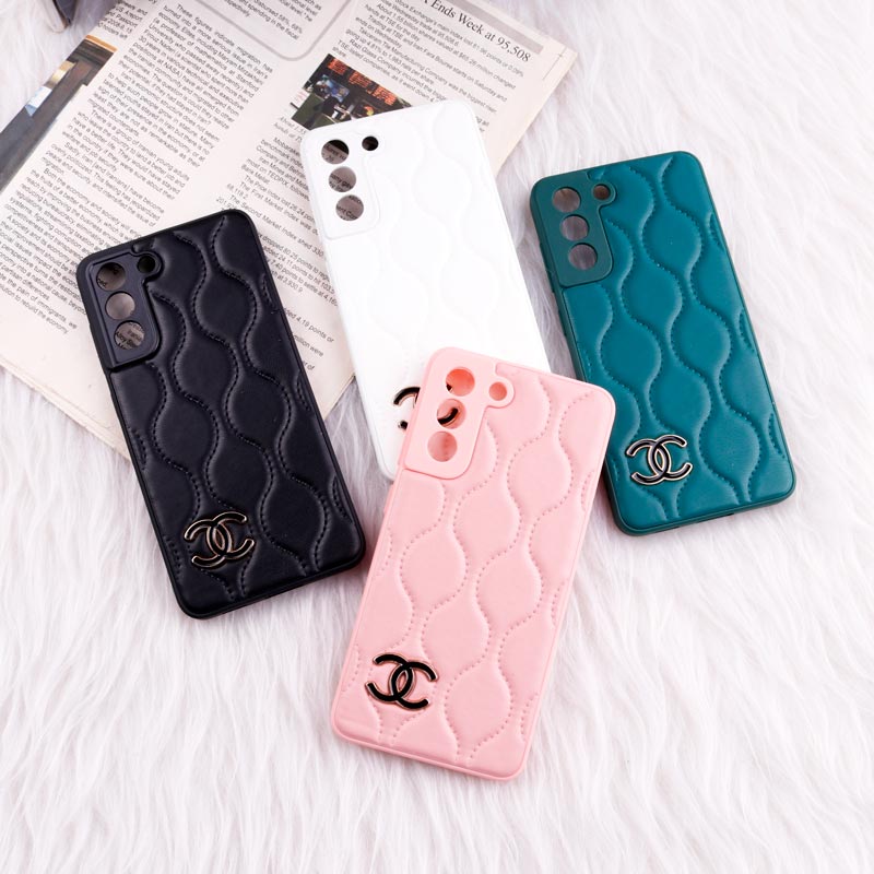 قاب پافر چرمی Chanel محافظ لنزدار Samsung Galaxy A21 FE