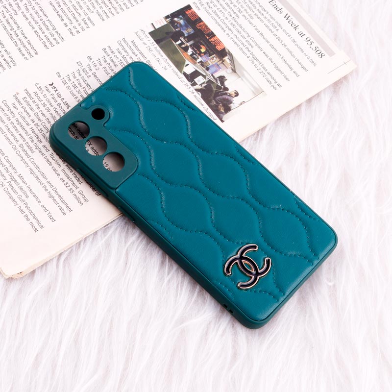 قاب پافر چرمی Chanel محافظ لنزدار Samsung Galaxy A21 FE