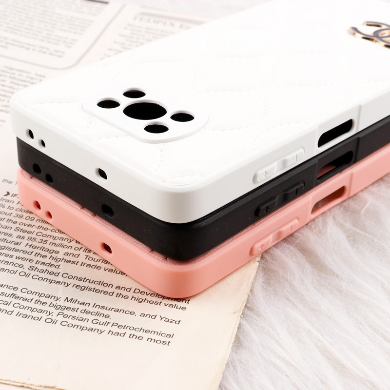 قاب پافر چرمی Chanel محافظ لنزدار Xiaomi Poco X3