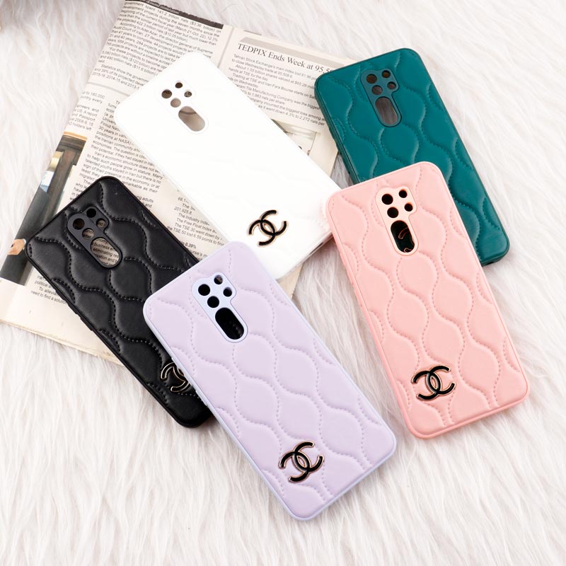 قاب پافر چرمی Chanel محافظ لنزدار Xiaomi Redmi 9