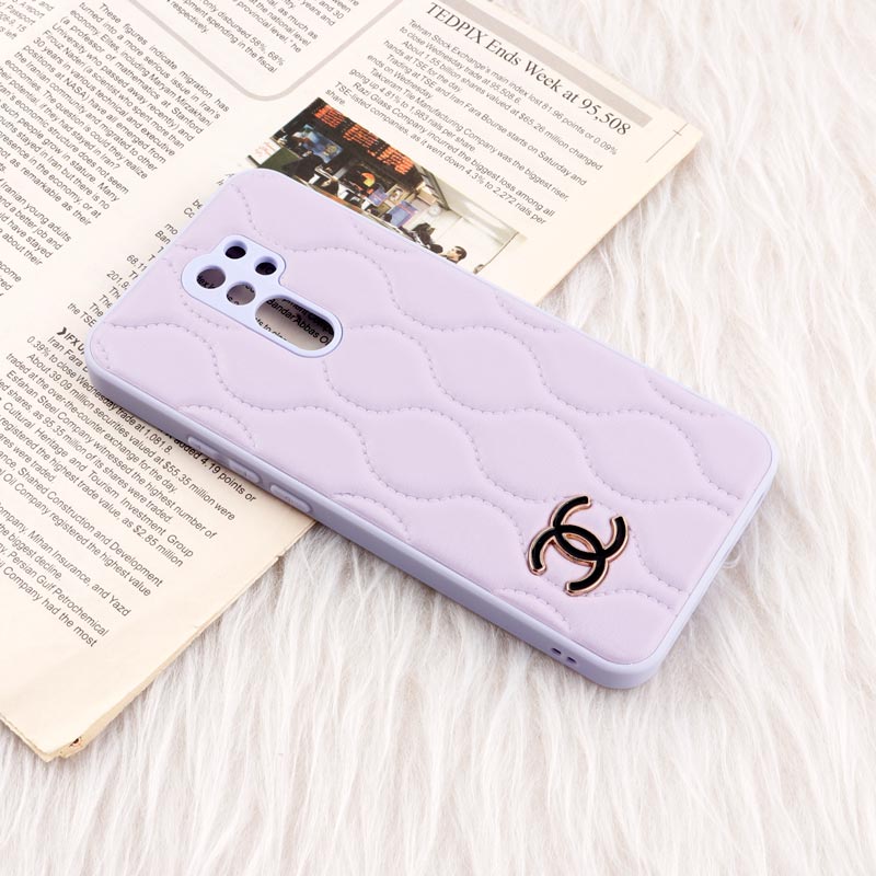 قاب پافر چرمی Chanel محافظ لنزدار Xiaomi Redmi 9