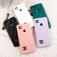 قاب پافر چرمی Chanel محافظ لنزدار Xiaomi Redmi 9C / 10A