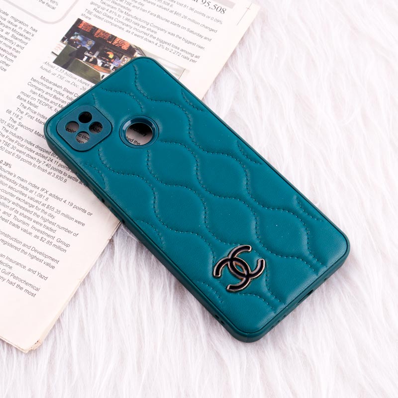 قاب پافر چرمی Chanel محافظ لنزدار Xiaomi Redmi 9C / 10A
