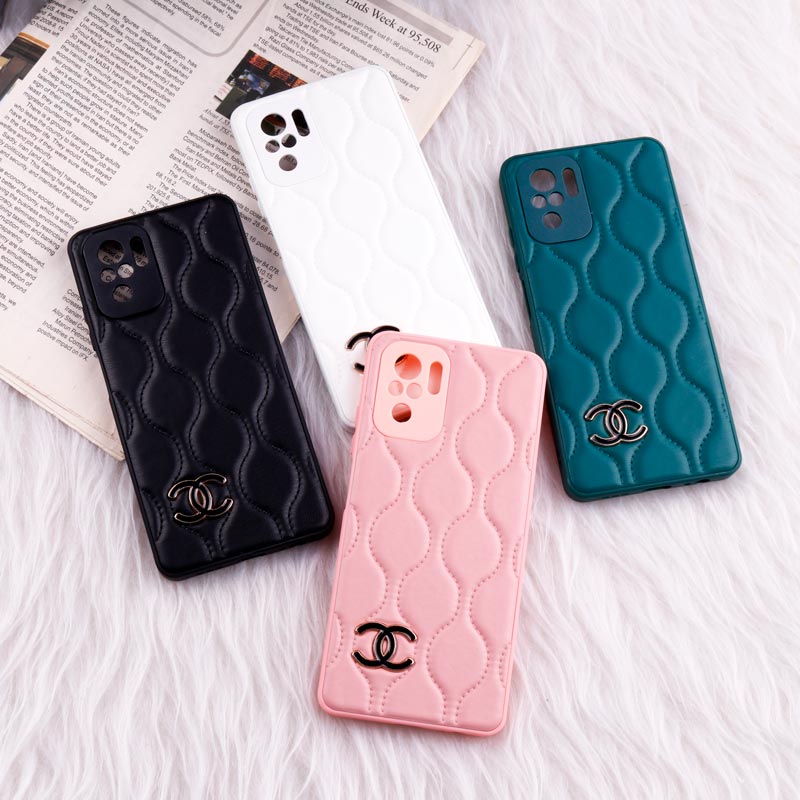قاب پافر چرمی Chanel محافظ لنزدار Xiaomi Redmi Note 10