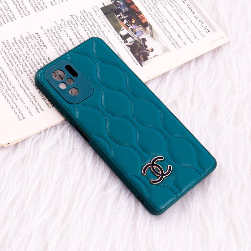 قاب پافر چرمی Chanel محافظ لنزدار Xiaomi Redmi Note 10