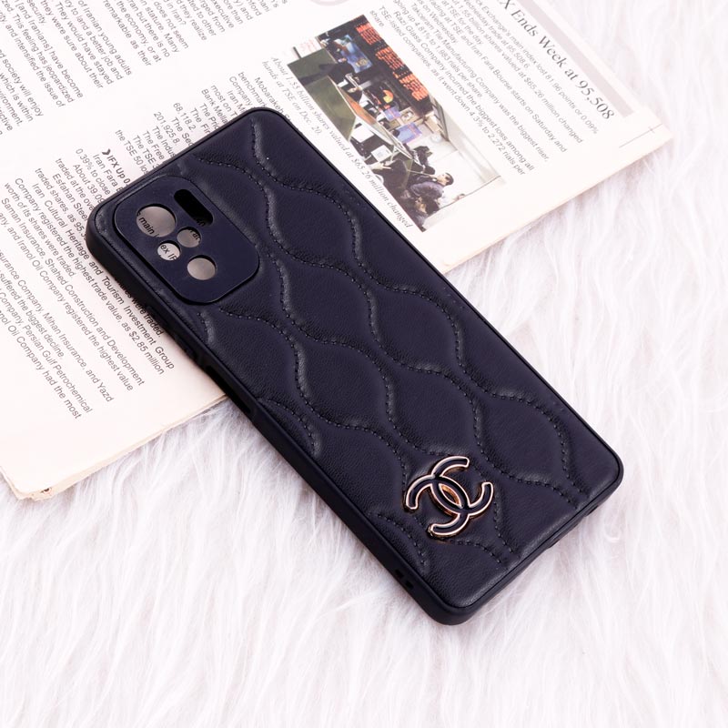 قاب پافر چرمی Chanel محافظ لنزدار Xiaomi Redmi Note 10