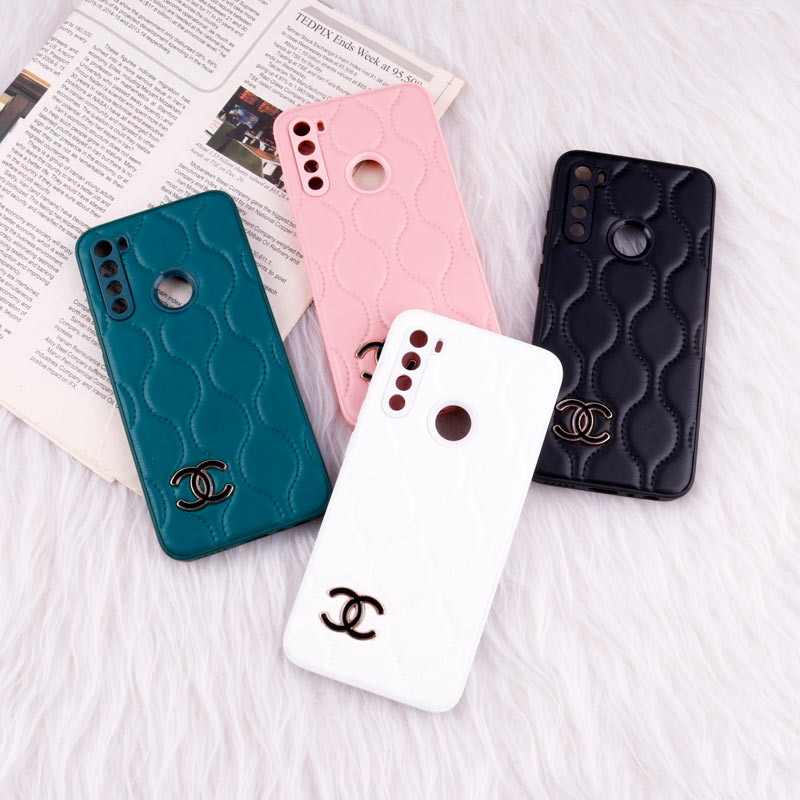 قاب پافر چرمی Chanel محافظ لنزدار Xiaomi Redmi Note 8