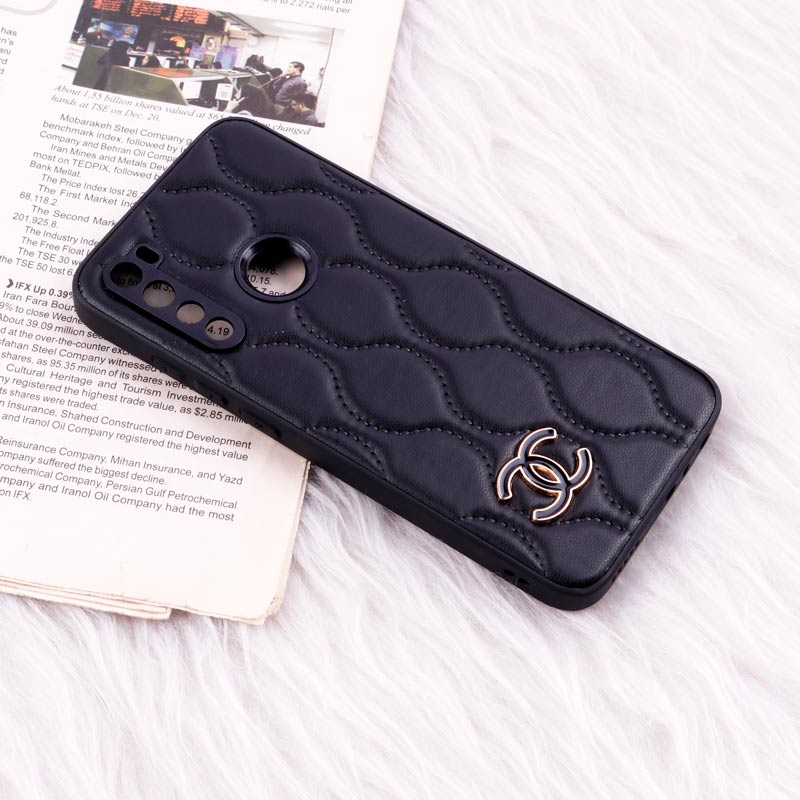قاب پافر چرمی Chanel محافظ لنزدار Xiaomi Redmi Note 8