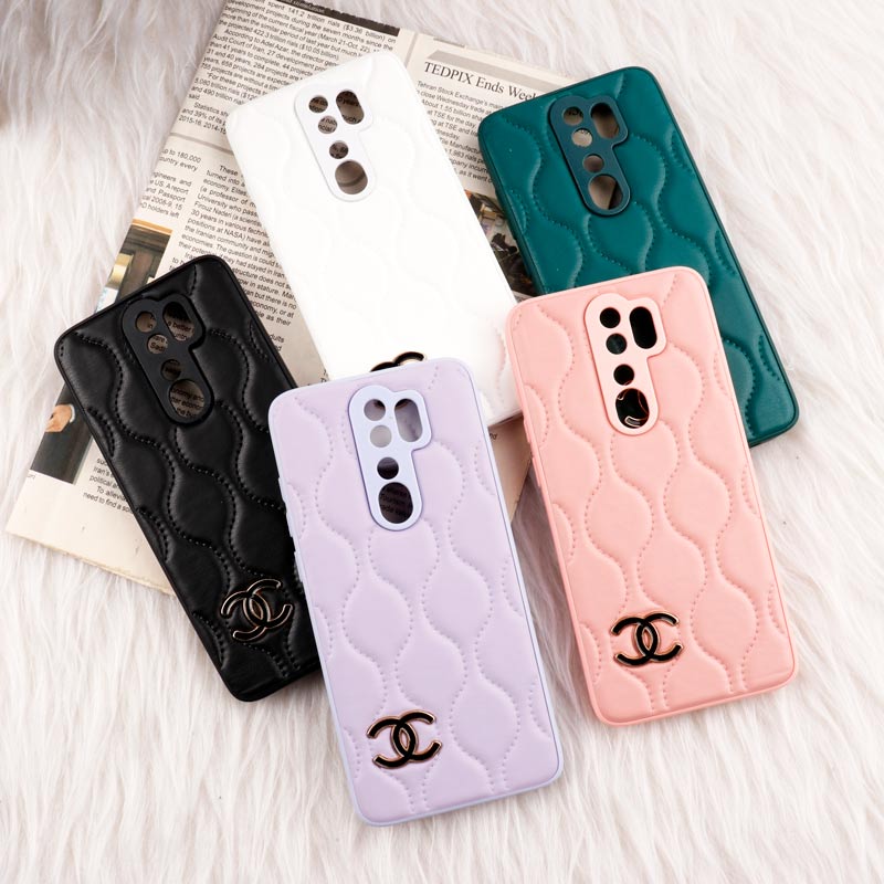 قاب پافر چرمی Chanel محافظ لنزدار Xiaomi Redmi Note 8 Pro