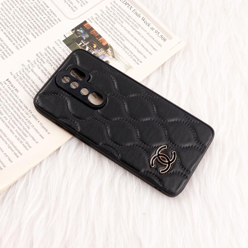 قاب پافر چرمی Chanel محافظ لنزدار Xiaomi Redmi Note 8 Pro