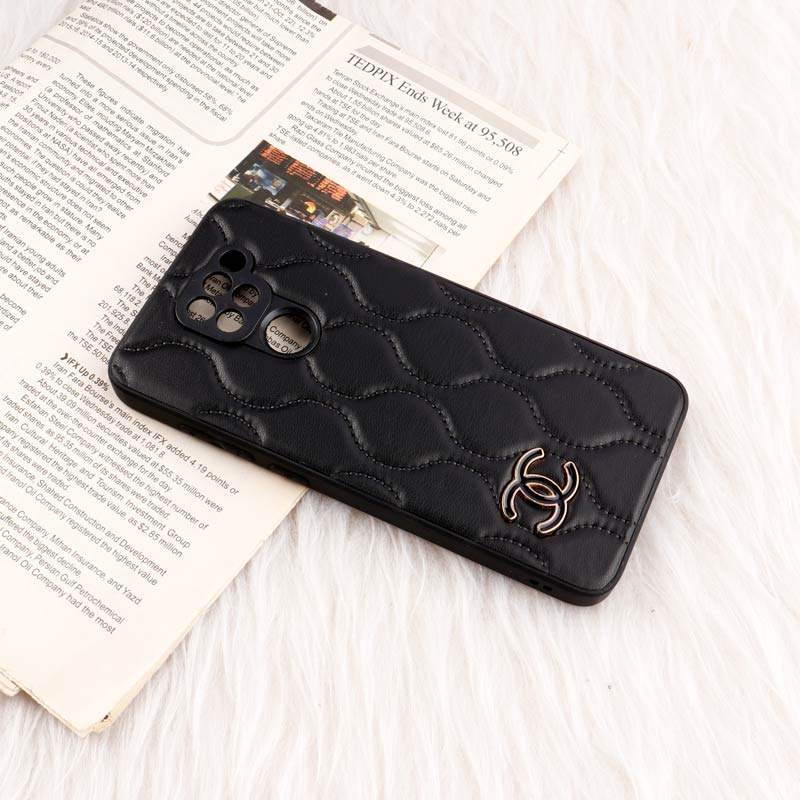 قاب پافر چرمی Chanel محافظ لنزدار Xiaomi Redmi Note 9