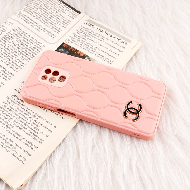 قاب پافر چرمی Chanel محافظ لنزدار Xiaomi Redmi Note 9 Pro