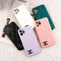 قاب پافر چرمی Chanel محافظ لنزدار iPhone 11 Pro