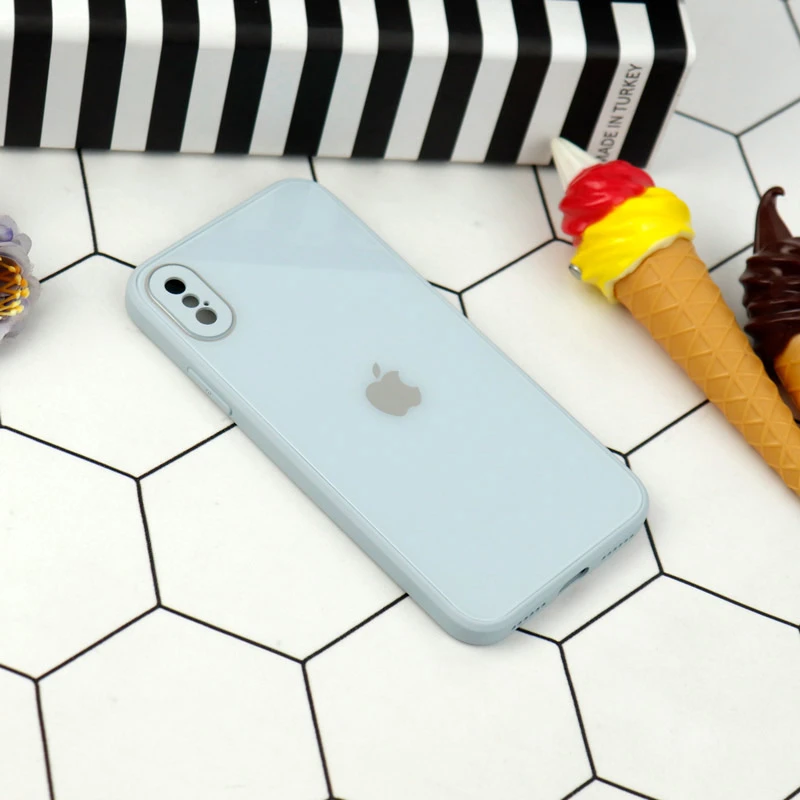 قاب محافظ لنزدار My Case پشت گلسی iPhone X/XS