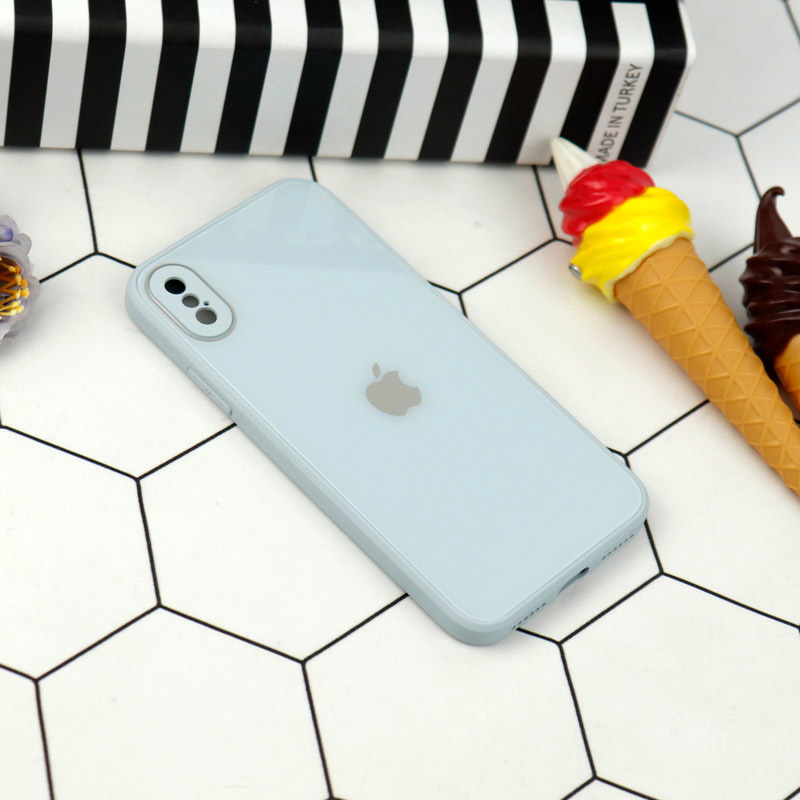 قاب محافظ لنزدار My Case پشت گلسی iPhone X/XS