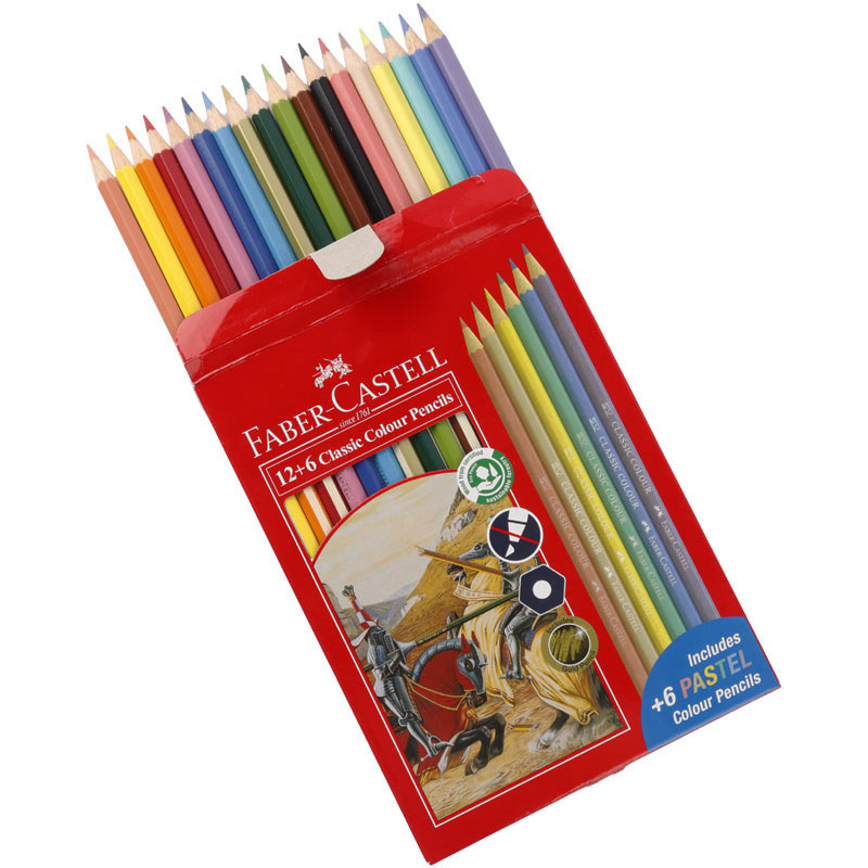 مداد رنگی 18 رنگ فابر کاستل Faber-Castell 115464