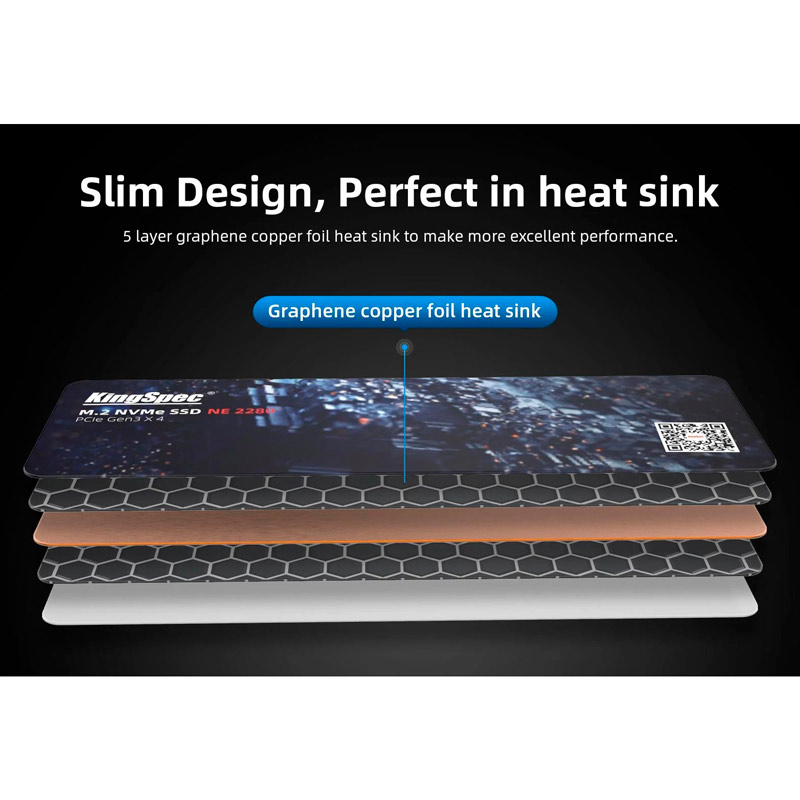حافظه SSD کینگ اسپک KingSpec NE2280 256GB M.2