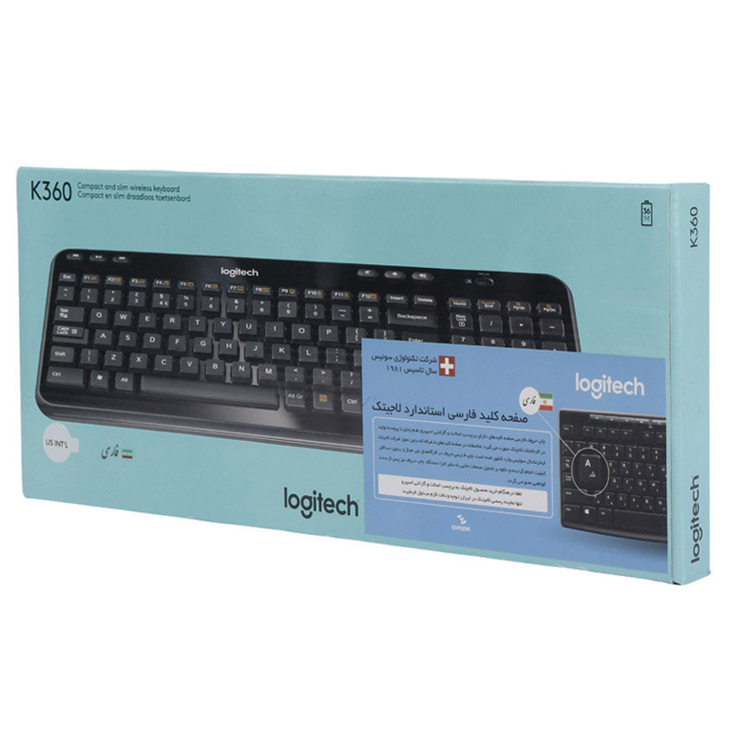 کیبورد بی سیم لاجیتک K360