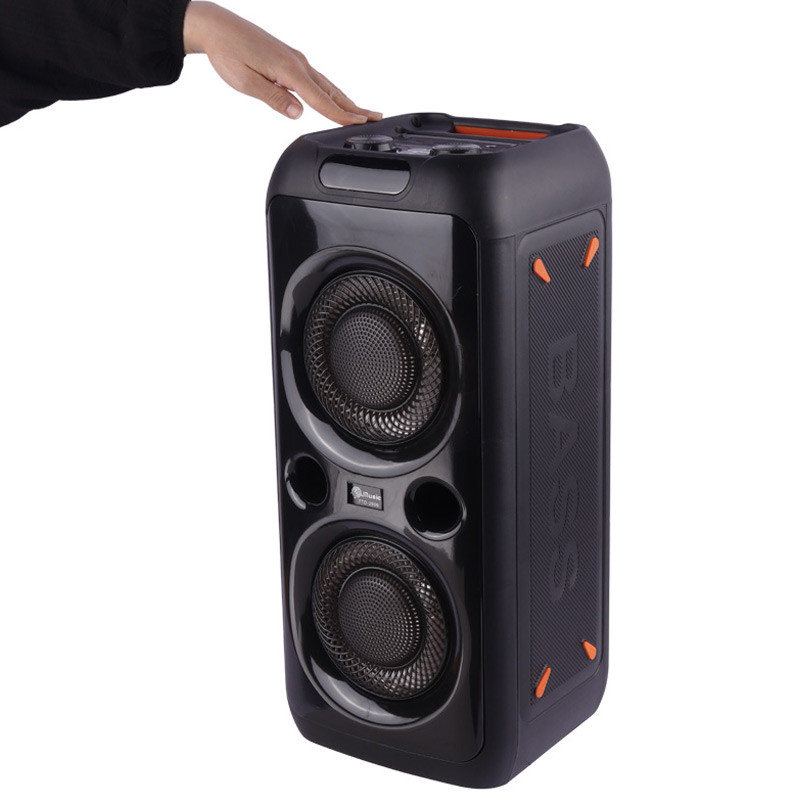 اسپیکر چمدانی بلوتوثی رم و فلش خور TTD-2809 + میکروفون و ریموت کنترل