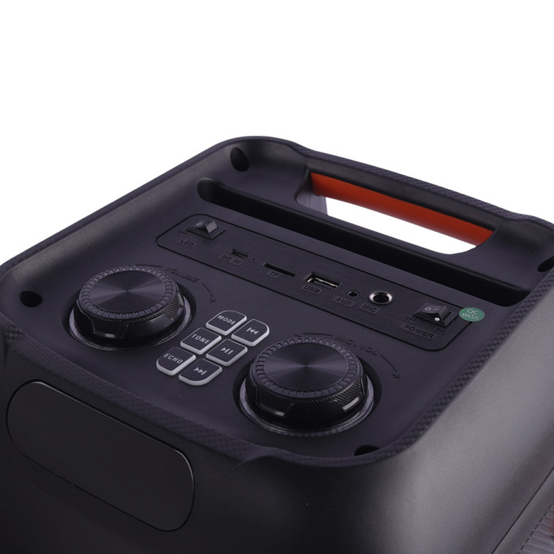 اسپیکر چمدانی بلوتوثی رم و فلش خور TTD-2809 + میکروفون و ریموت کنترل