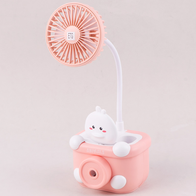 پنکه رومیزی شارژی عروسکی mini fan Q202