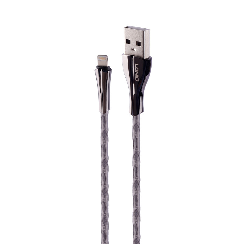 کابل لایتنینگ فست شارژ Ldnio LS462 2.4A 2m