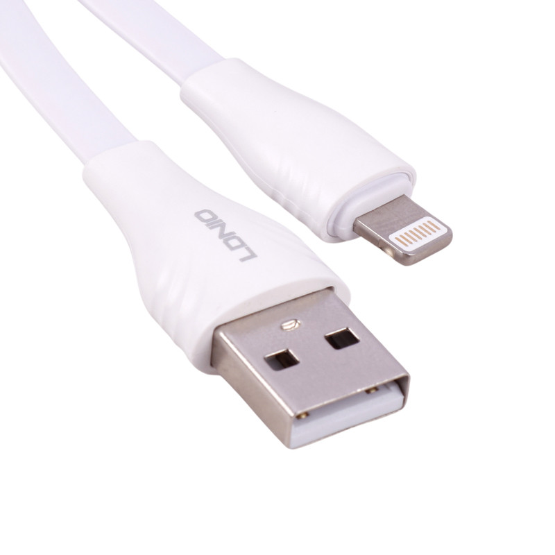 کابل آیفونی فست شارژ Ldnio LS553 2.1A 3m