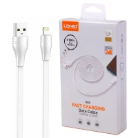 کابل آیفونی فست شارژ Ldnio LS553 2.1A 3m