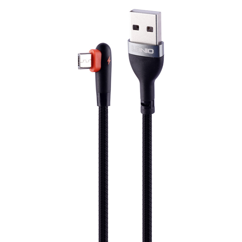 کابل میکرو یو اس بی فست شارژ Ldnio LS562 2.4A 2m یکسر L