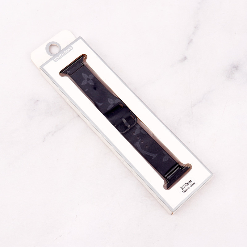 بند چرمی Watch Band اپل واچ 38/40mm طرح LV بزرگ