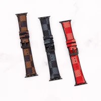 بند چرمی Watch Band اپل واچ 38/40mm طرح شطرنجی