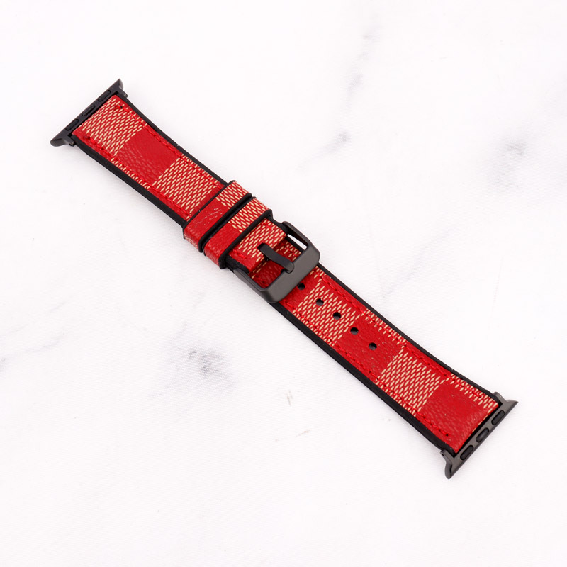 بند چرمی Watch Band اپل واچ 38/40mm طرح شطرنجی