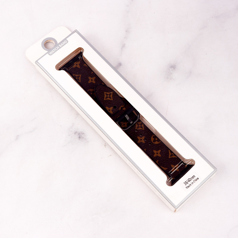بند چرمی Watch Band اپل واچ 38/40mm طرح LV کوچک