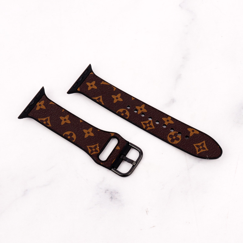 بند چرمی Watch Band اپل واچ 38/40mm طرح LV کوچک