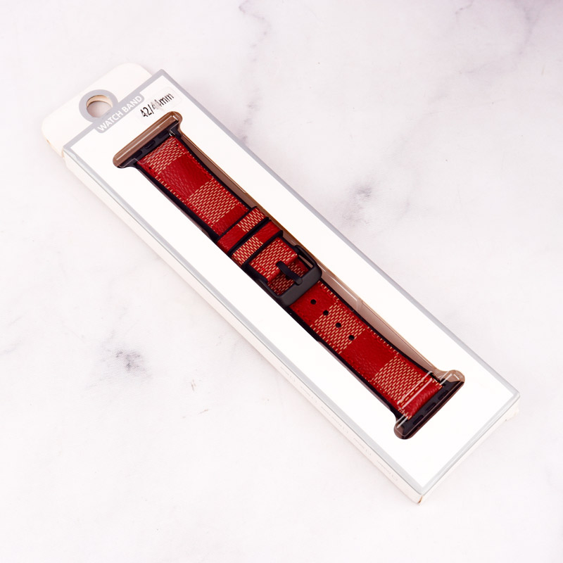 بند چرمی Watch Band اپل واچ 42/44mm طرح شطرنجی