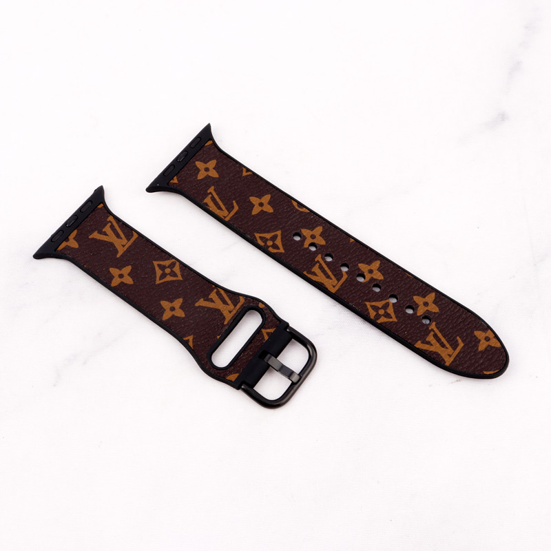 بند چرمی Watch Band اپل واچ 42/44mm طرح LV کوچک