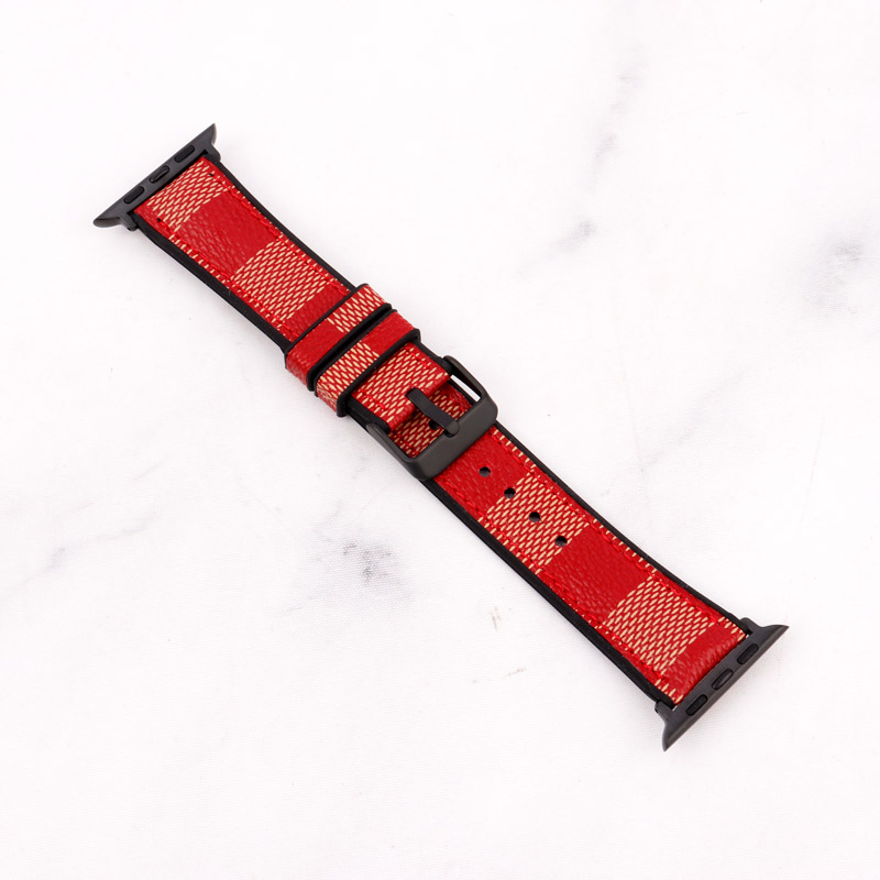 بند چرمی Watch Band اپل واچ 42/44mm طرح شطرنجی