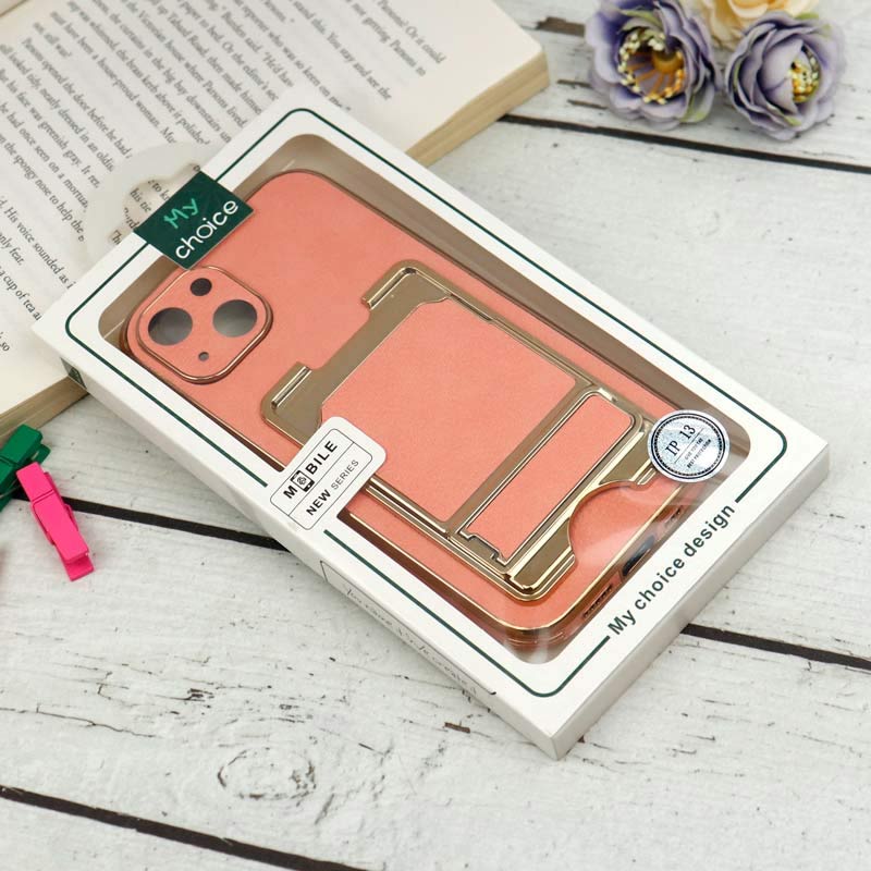 قاب محافظ لنزدار محکم چرمی جاکارتی دار iPhone 13