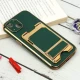قاب محافظ لنزدار محکم چرمی جاکارتی دار iPhone 13