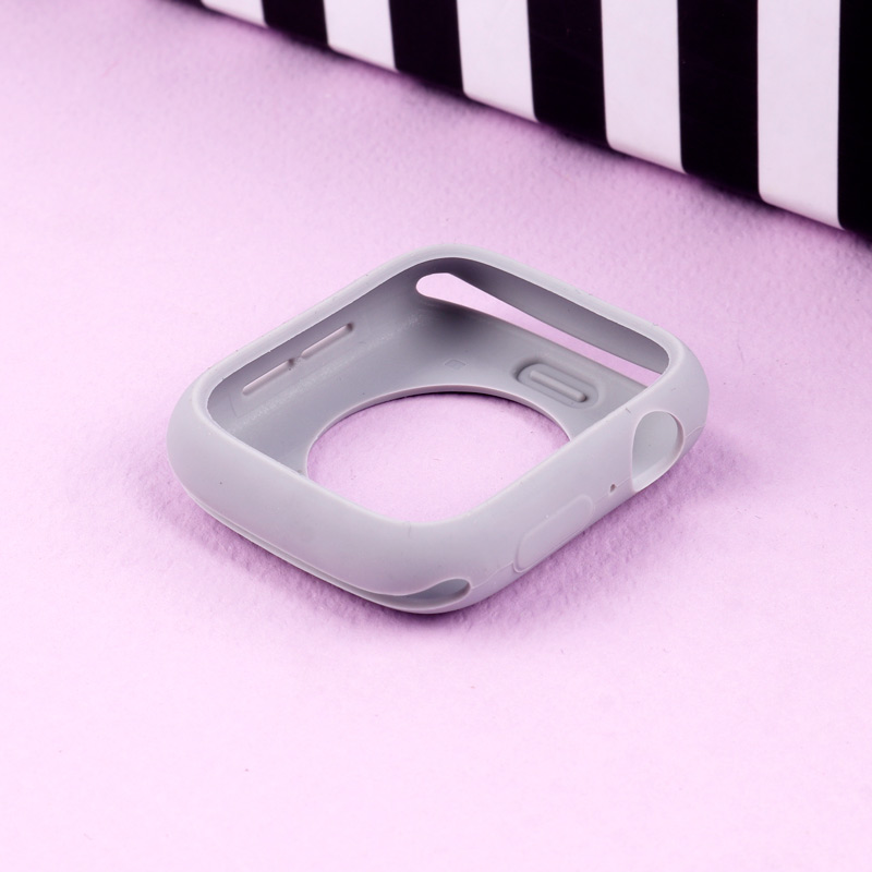 بند اپل واچ سیلیکونی + کاور صفحه 44mm