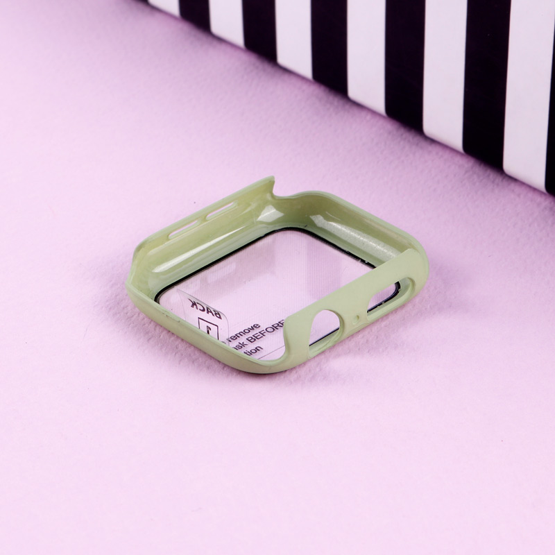 بند اپل واچ سیلیکونی + محافظ صفحه 44mm