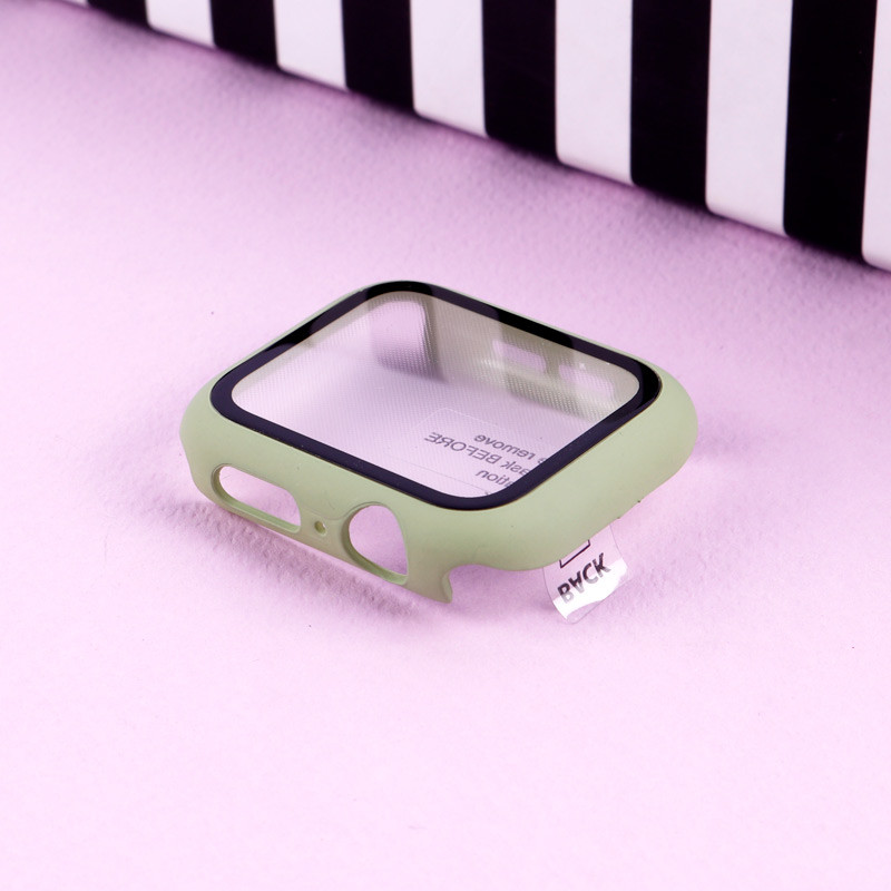بند اپل واچ سیلیکونی + محافظ صفحه 44mm